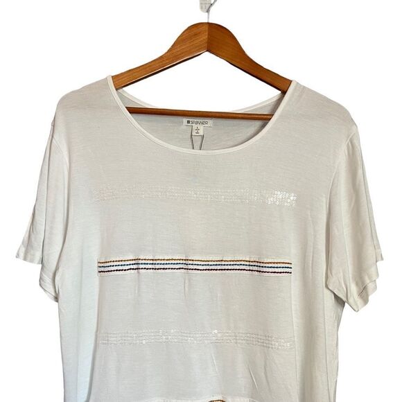 NWT! Spanner embellished short sleeve t shirt - Picture 2 of 11